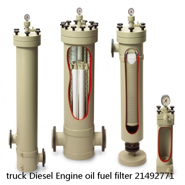 truck Diesel Engine oil fuel filter 21492771